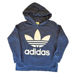 adidas Originals Womens Trefoil Hoodie
Collegiate Navy White Logo Medium CE2410